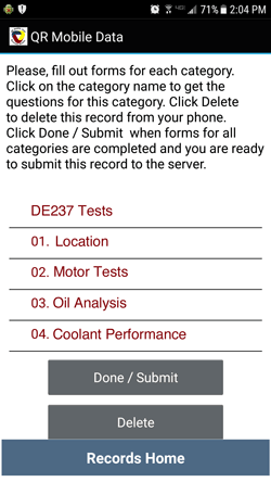 forms mobile application