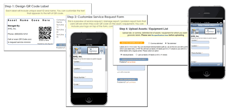 Bulk QR code label sheet overview
